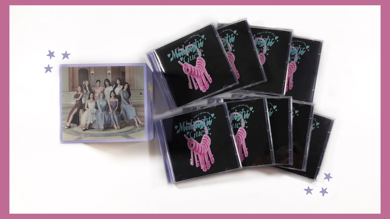 unboxing fromis_9 “midnight guest” jewel case versions