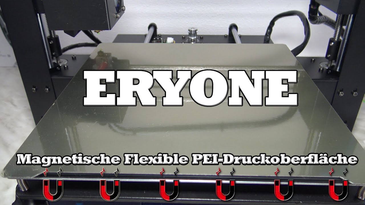 Magnetische Platte für 3D-Druck, Einfache Installation, Doppelseitig  Bedruckbar, Abnehmbare Pulverbeschichtete Bauplatte für 3D-Drucker :  : Gewerbe, Industrie & Wissenschaft