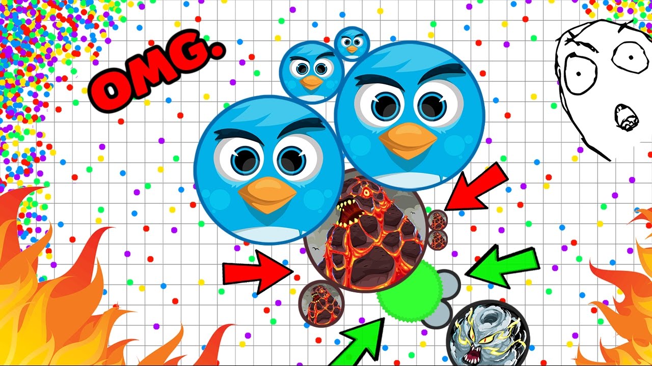 Agar.io - New "90° DEGREE DOUBLE POPSPLIT'' - 