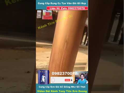 Video Dụng Cụ Tạo Vân Gỗ Trên Sắt, Sơn Giả Gỗ MINANO (P143)... - youtube