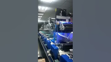 UV DOD Variable Data high speed web Press.