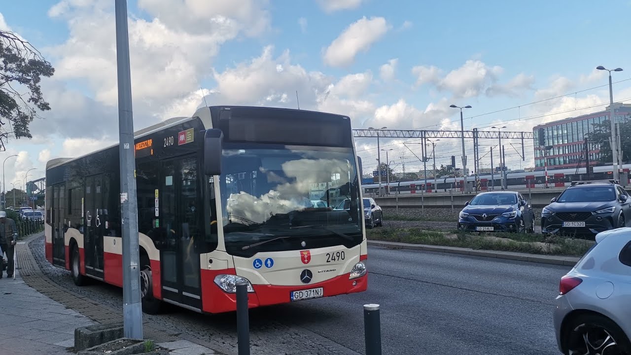 GAIT linia 249 kierunek Wrzeszcz PKP Mercedes-Benz O530K C2 #2490 Cała trasa