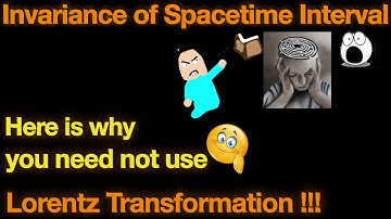 Spacetime interval: Proof of invariance -- No Lorentz transformation needed-- Here is How.