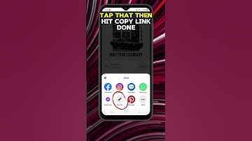 How to Copy a Pinterest Pin Link on Mobile? #viral #shorts