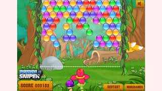 How to play Jungle Bubble game | Free PC & Mobile Online Games | GameJP.net screenshot 5
