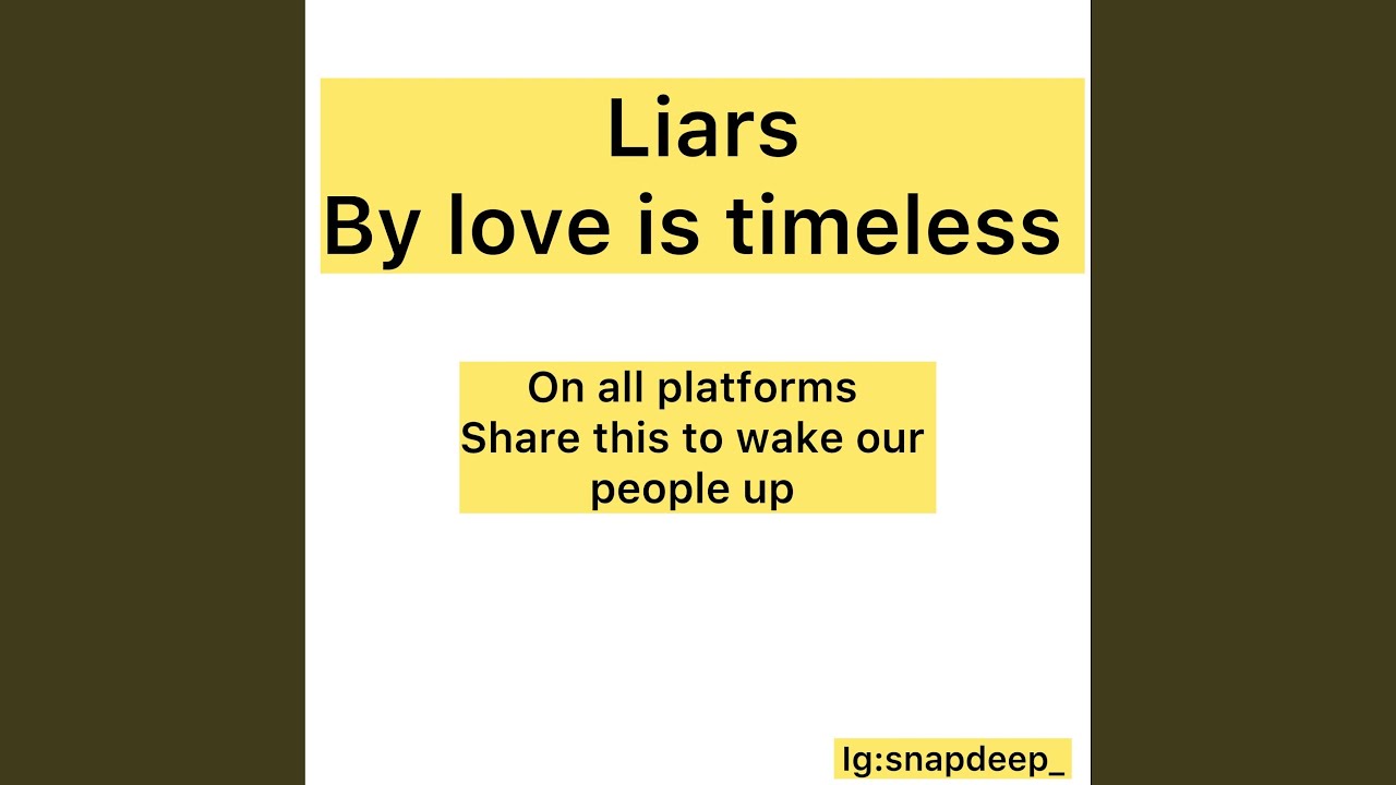 Watch LIARS!! on YouTube Watch LIARS!! on YouTube