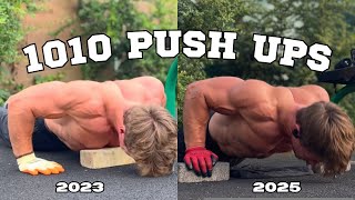 JUST DO IT. Push ups for 46min.
