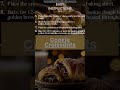 🍴 Cookie Croissants Recipe - Easy &amp; Delicious! ✨ #recipe #food