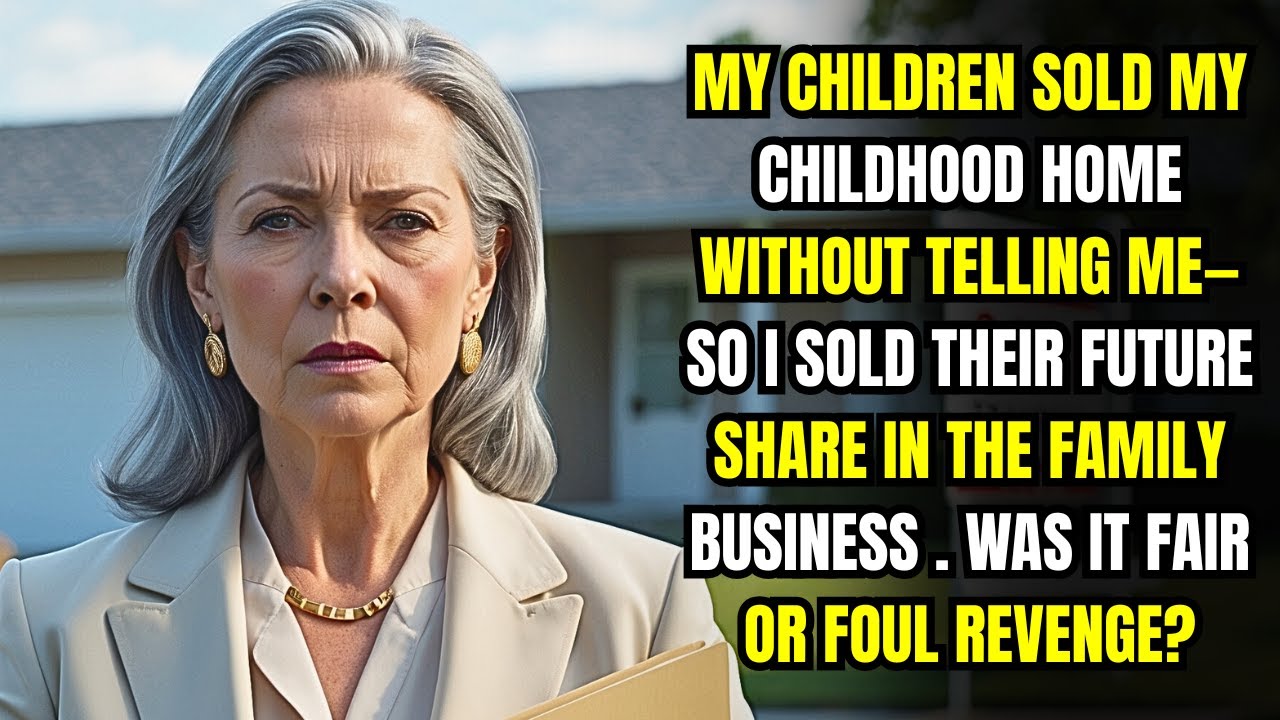 My Children Sold My Childhood Home Without Telling Me—So I Sold Their ...