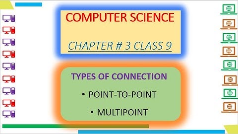 Computer Networks | Types Of Connections | Point-To-Point And Multipoint Connections