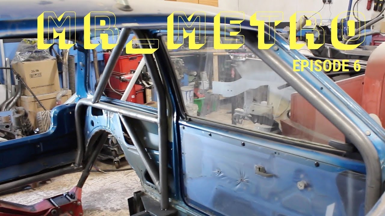 Roll Cage Front Leg Fabrication - mid engine Rover Metro project Episode 6