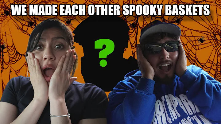 WE MADE EACH OTHER SPOOKY BASKETS!!!