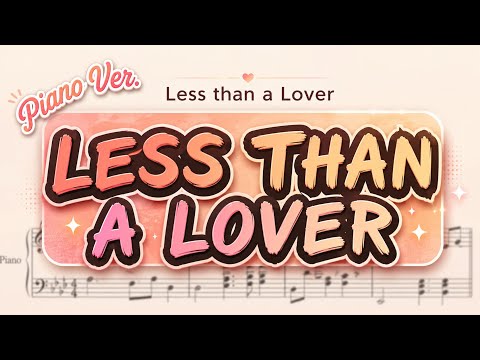 Less than a Lover - JENNIE