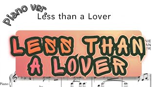 Less than a Lover - JENNIE
