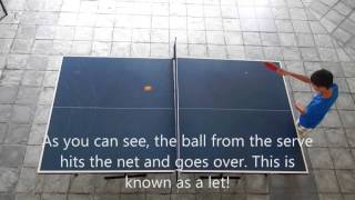 Let serve - Table Tennis 101