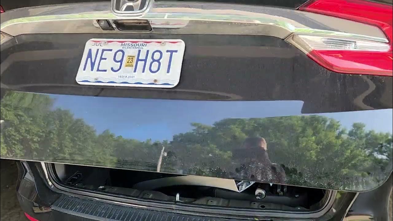 2019 Honda Odyssey. Rear lift gate hatch problems and error. - YouTube