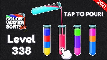 Color Water Sort Puzzle: Liquid Sort It 3D - Level - 338 | Hire Games