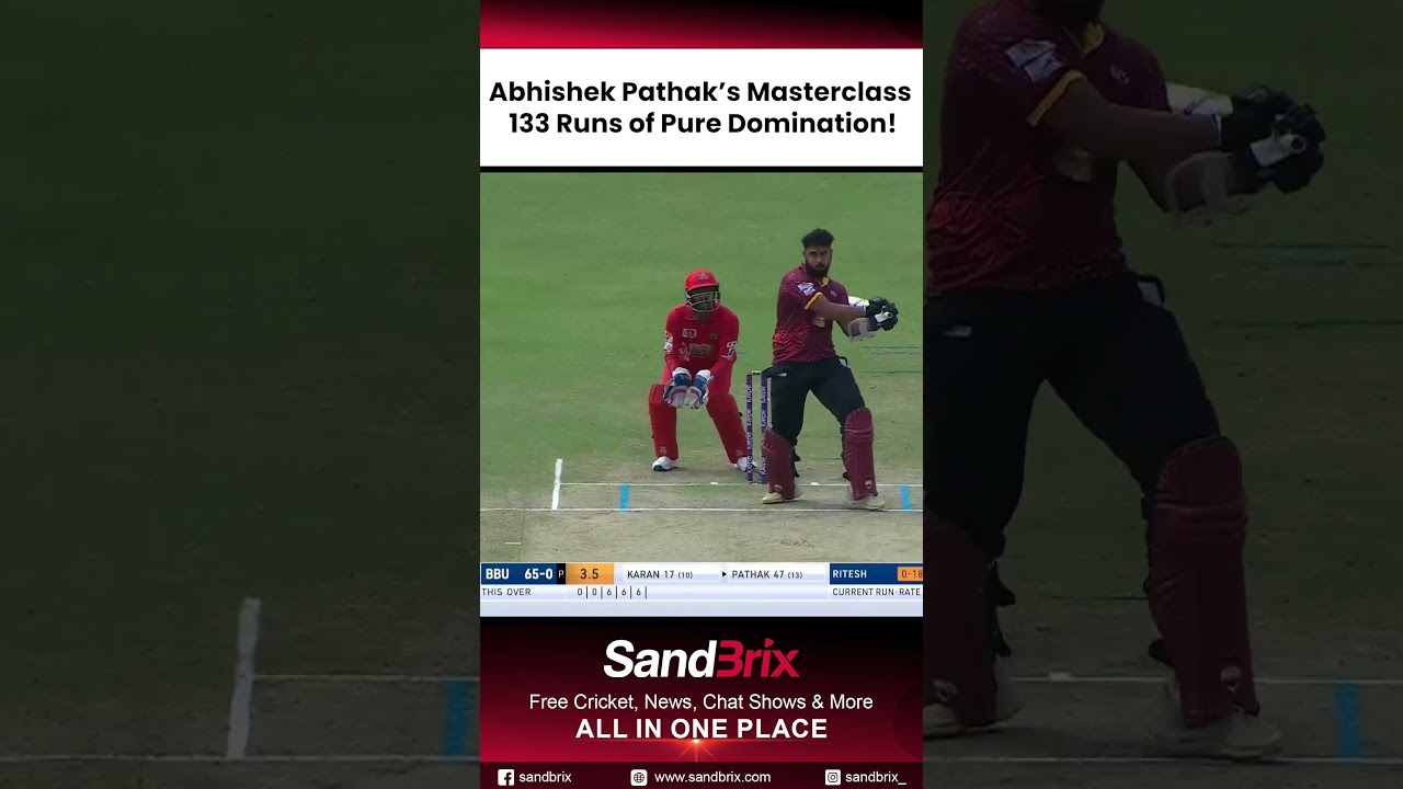 Abhishek Pathak Unleashes 133🔥 | Raw Power. Pure Skill. | MP T20 League 2025