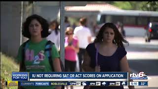 IU Bloomington not requiring SAT or ACT scores on application