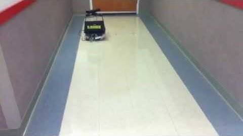 iRobot create aligns to and follows wall