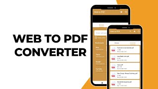 Web to pdf converter android app screenshot 2