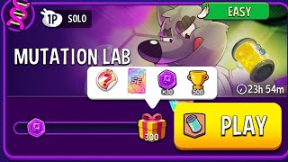 mutation lab solo challenge | match masters | mutation lab solo today