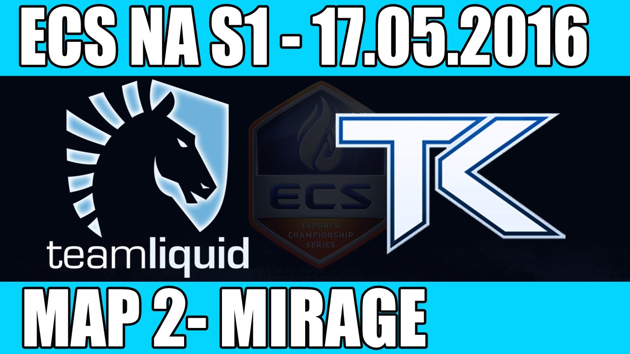 Liquid vs Team Kaliber | Map 2 (Mirage) ECS NA Season 1 2016 CS:GO Week 5 (17.05.2016)