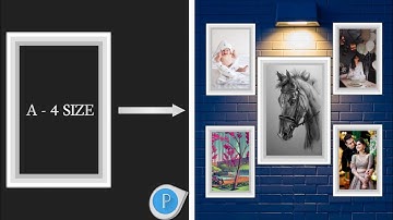 Photo Frame Editing | How To Make Portrait Size Frame | Pixellab Design | Sandy Zooming