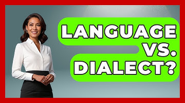 Language Vs. Dialect? - Fictional Journeys