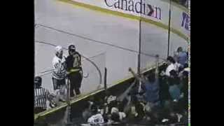 robin bawa shatters the Pacific Coliseum glass