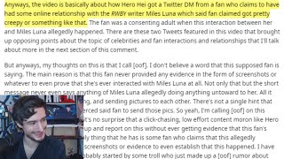 RWBY moderator wrote an essay crying about my Miles video...