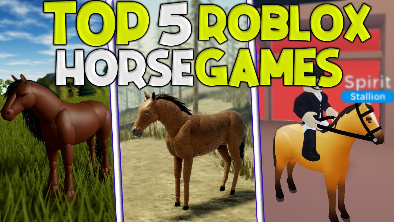 TOP 5 ROBLOX HORSE GAMES 