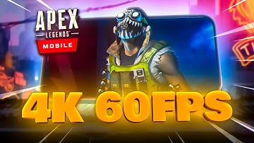 Extreme HD GRAPHICS - 4k 60 FPS - Apex Legends Mobile | iPhone 12 Pro