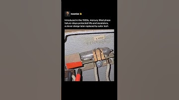 The 1930s Relay That Saved Elevators From Disaster ⚙️ #shorts