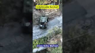 Pure Luck Saved These Ukrainian Soldiers!  #fpvdrone #closecall #ukrainiansoldiers