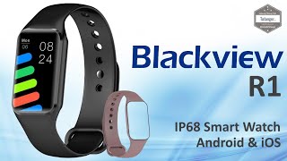 Умные часы Blackview R1 - Часы с подключением IP68 - APP GloryFit - Android и iOS - Распаковка