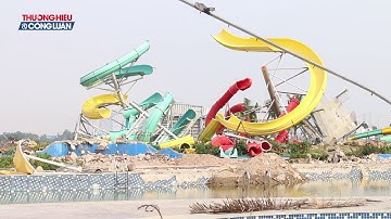 Hà Nội: Cận cảnh hiện trường Công viên nước Thanh Hà bị phá dỡ