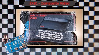 ZX81 Composite Video Mod  Fit and Test