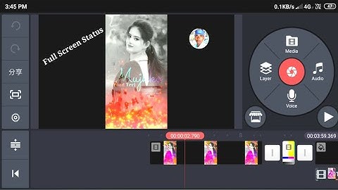 How to make full screen whatsapp status video | Kinemaster tutorial (Part-87) ||