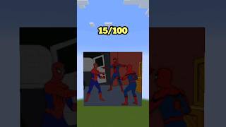Minecraft: Which Spider-Man Looked The Best? 🤔...#shorts