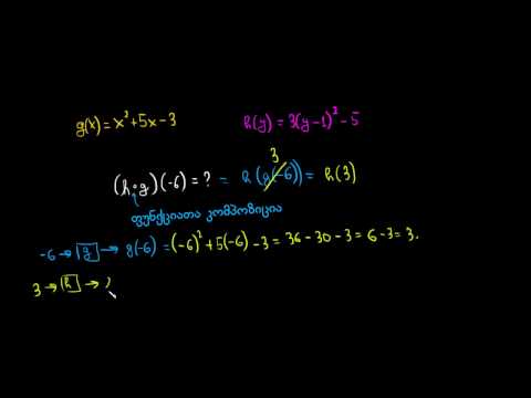 შედგენილი ფუნქციების გამოთვლა