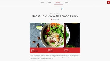 DOWNLOAD - Grill   Recipes & Food Blog Template