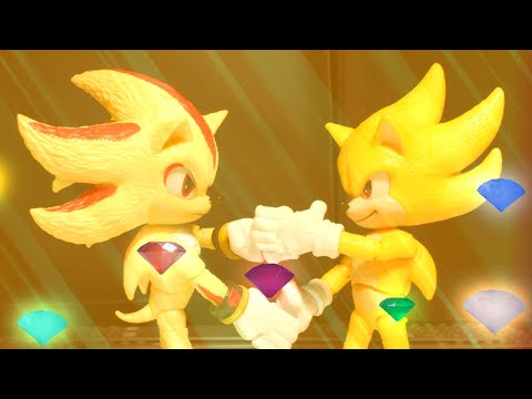 Sonic the Hedgehog 3 - Sonic and Shadow Team Up (Stop Motion)