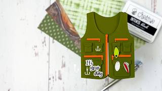 Sneak Peek featuring Fishing Vest A2 Card Base!!!