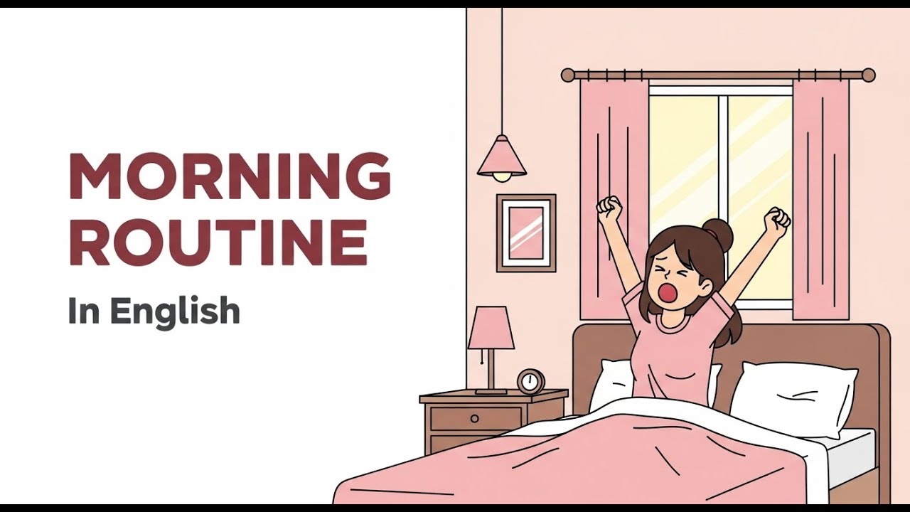 Easy Daily Morning Routine for Beginners | Shadowing english speaking ...