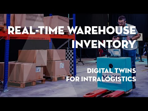 Real-time warehouse inventory and digital twin for intralogistics