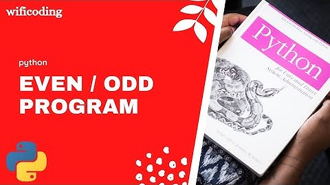 find a number odd or even | odd even program in python | python program