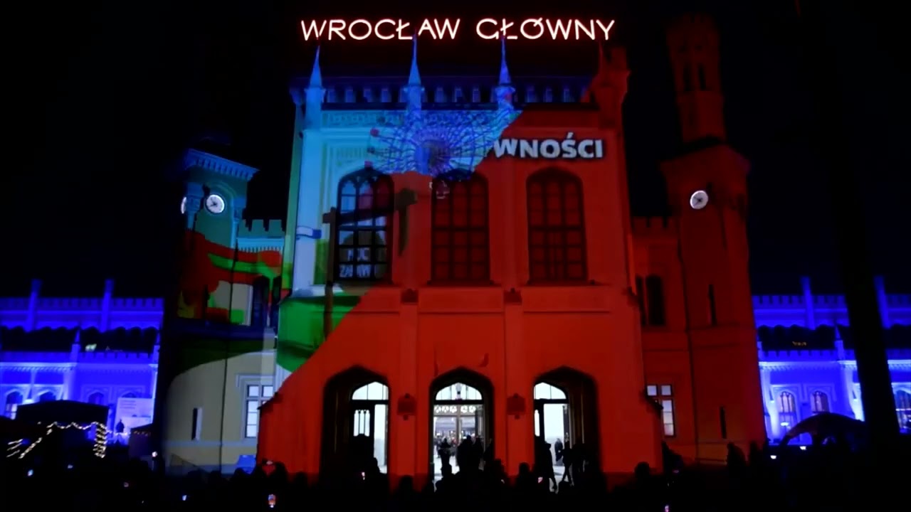 Videomapping Wydarzenie Wrocław, grudzień 2022