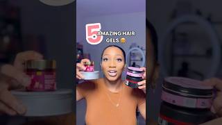 Best natural hair gels😍💕 #youtubeshorts #youtube #curlyhair #hair #naturalhair