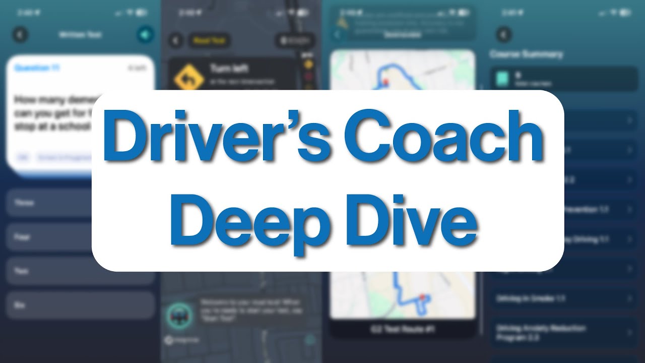 Drivers Coach Deep Dive - YouTube